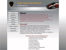 Tablet Screenshot of logansquareautobody.com